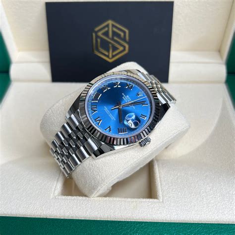 rolex azzurro blue 41